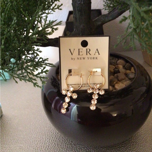 Stylish rhinestones earrings - Picture 3 of 3